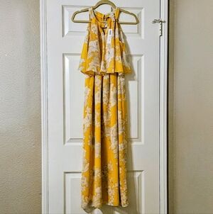 Chico's Mustard Floral Dress